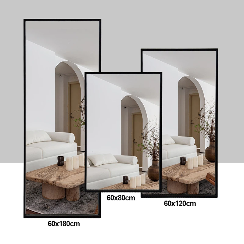 Black Metal Rectangle Mirror Black Metal Rectangle Mirror